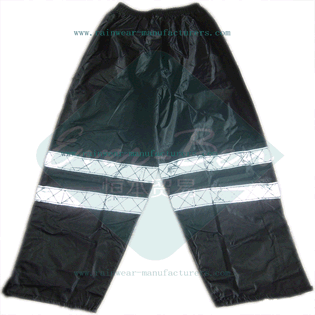 Polyester bike rain pants-reflective bike rain pants-cycling rain pants-work trousers